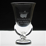 1997 Masters Low Score Crystal Trophy Vase from Opening Round Won by John Huston 