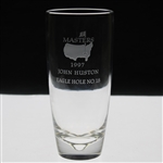 1997 Masters Awarded Eagle Hole #18 Crystal Highball Glass - One of Five in Masters History