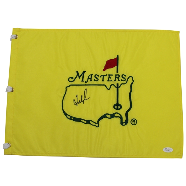 Fred Couples Signed Undated Masters Embroidered Flag JSA #P37990