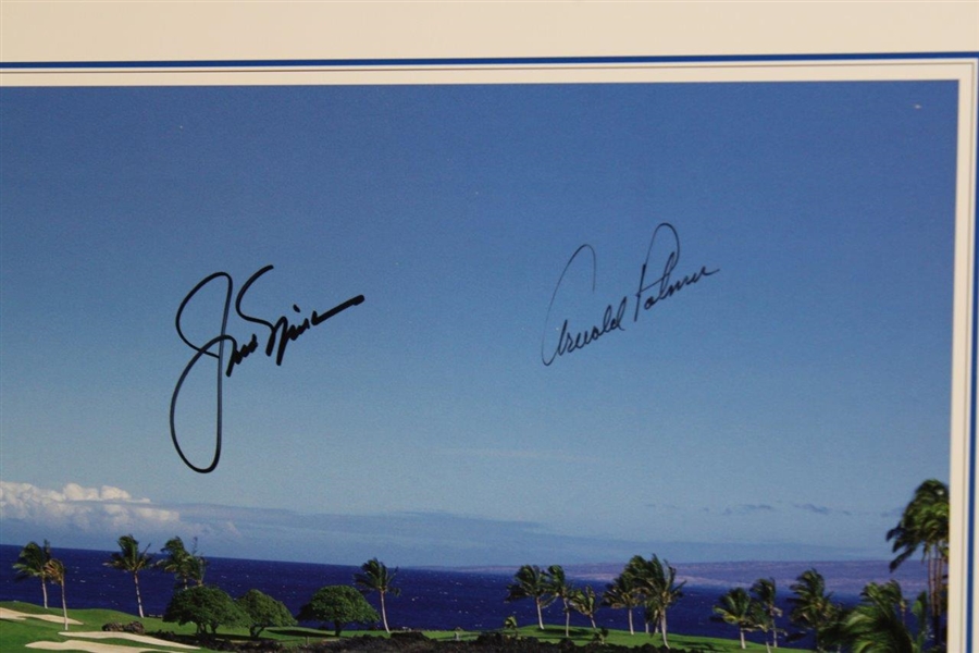 Arnold Palmer, Jack Nicklaus, Ray Floyd & Jim Colbert Signed 1996 Senior Skins Poster JSA #B47360