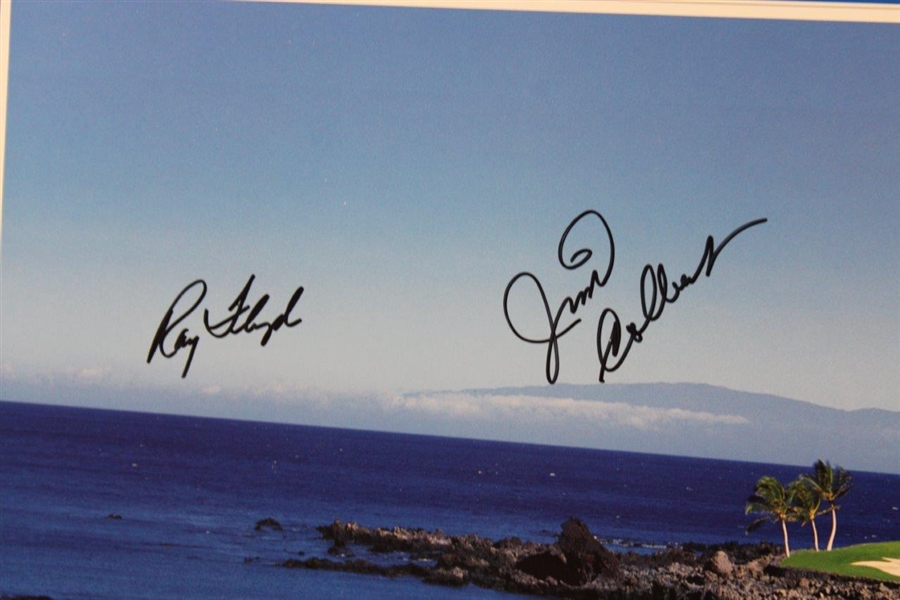 Arnold Palmer, Jack Nicklaus, Ray Floyd & Jim Colbert Signed 1996 Senior Skins Poster JSA #B47360