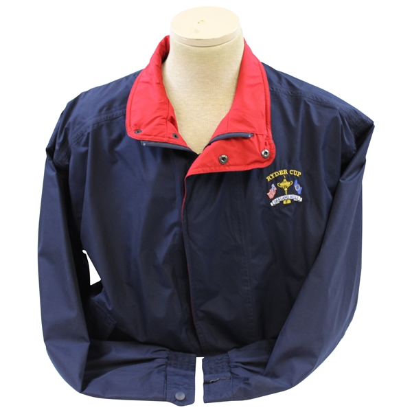 Chris DiMarcos' 2004 Team USA Issued The Ryder Cup at Oakland Hills Navy Full Zip Size L Rain Jacket