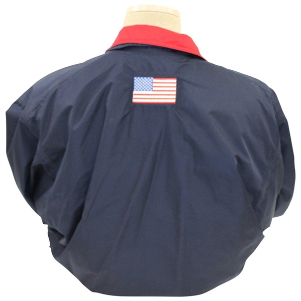 Chris DiMarcos' 2004 Team USA Issued The Ryder Cup at Oakland Hills Navy Full Zip Size L Rain Jacket