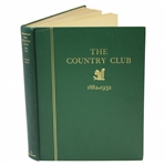 The Country Club 1882-1932 Book by Curtis Heard