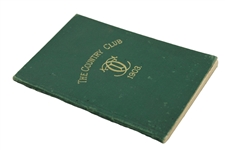 1903 The Country Club Yearbook - Constitution, By-Laws, & List of Members