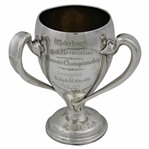 1903 Waterbury Golf Assoc. Perpetual Womans Championship Sterling Trophy Won by Grannis 