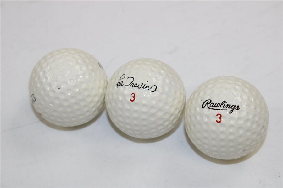Lee Trevino Signed Classic Rawlings Signature Dozen Golf Balls Box with Three Sleeves JSA ALOA