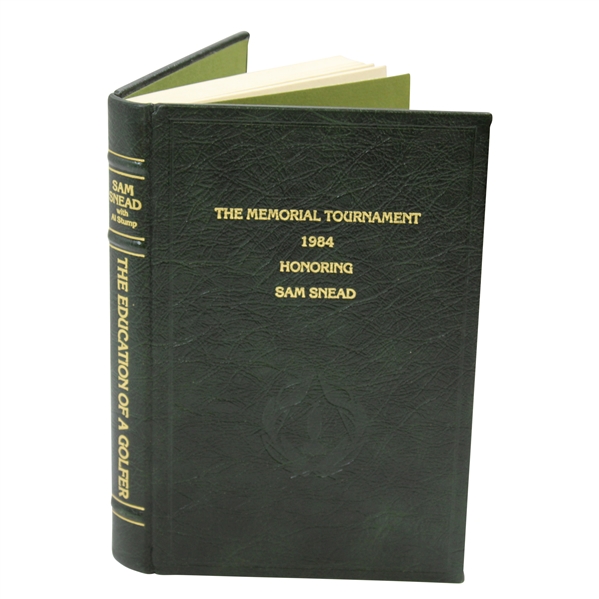 Ltd Ed 'The Education Of A Golfer Book' Memorial Tournament 1984 Book #375/410