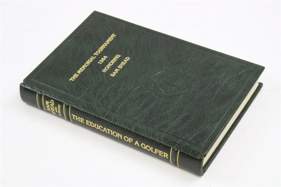 Ltd Ed 'The Education Of A Golfer Book' Memorial Tournament 1984 Book #375/410