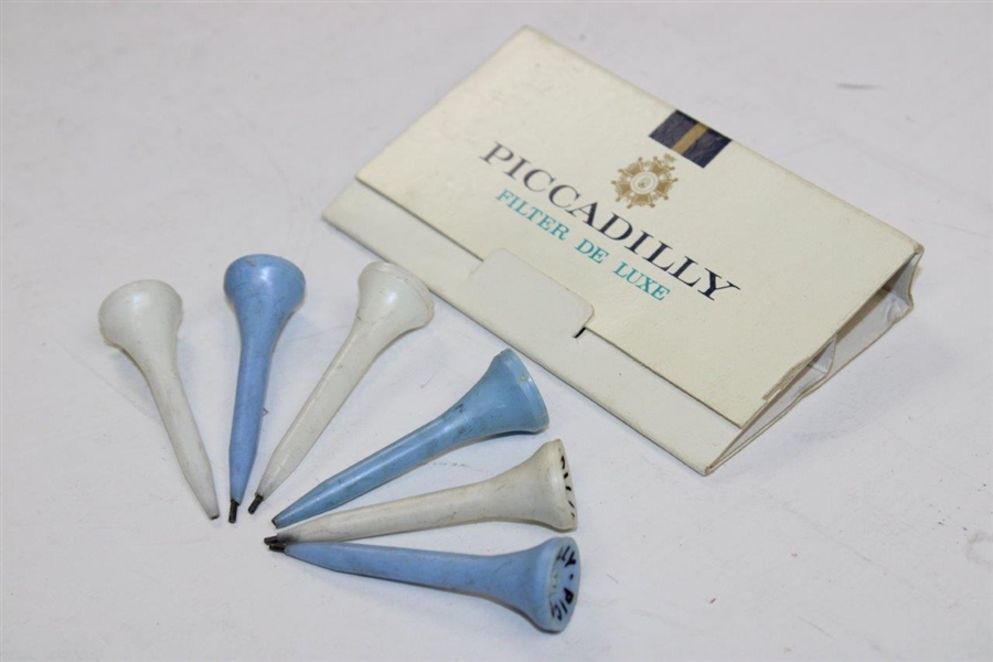 Classic Piccadilly Filter De Luxe Golf Tees/Pencils in Original Case