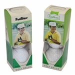 Two (2) Classic Lee Trevino Faultless Golf Ball Sleeves