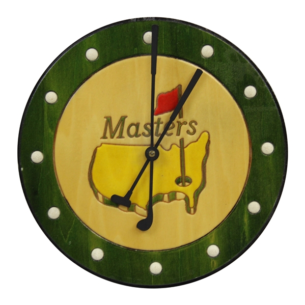 Classic Masters Tournament Wooden Trig-O-Lock Co. Clock