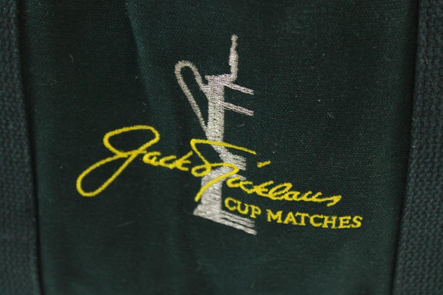 Jack Nicklaus Cup Matches Green Duffel Bag