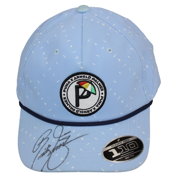 Rickie Fowler Signed Lt Blue PUMA Arnold Palmer Hat - Unused with Tags JSA ALOA