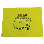 Scottie Scheffler Signed 2022 Masters Embroidered Flag JSA ALOA