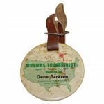 Gene Sarazens 1971 Masters Tournament Competitor Bag Tag with Letter