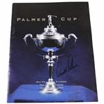Arnold Palmer Signed 1997 Palmer Cup at Bay Hill Official Program JSA ALOA