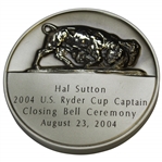 Hal Suttons 2004 US Ryder Cup Captain NYSE Closing Bell Ceremony Medallion