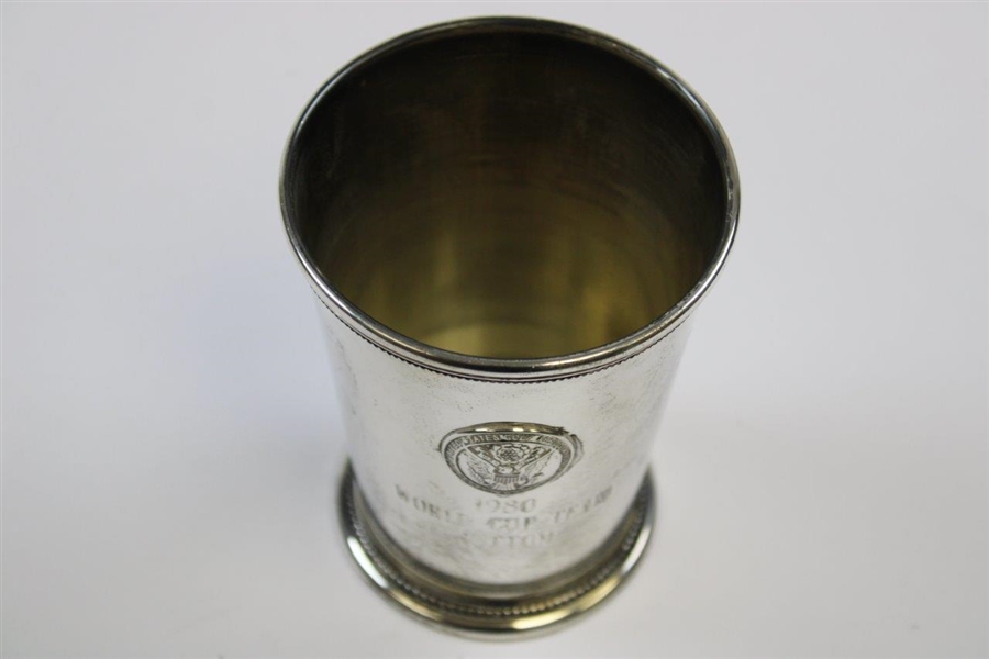 Hal Sutton's 1980 World Cup Team USA Issued Sterling Silver Cup