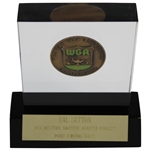 Hal Sutton's 1981 Western Amateur at Point O'Woods Quarter-Finalist Medallion Trophy