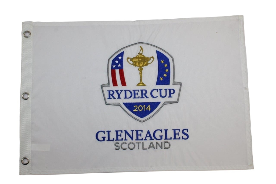 2014 & 2016 Ryder Cup Screen Flags with 2014 Ryder Cup Embroidered Flag