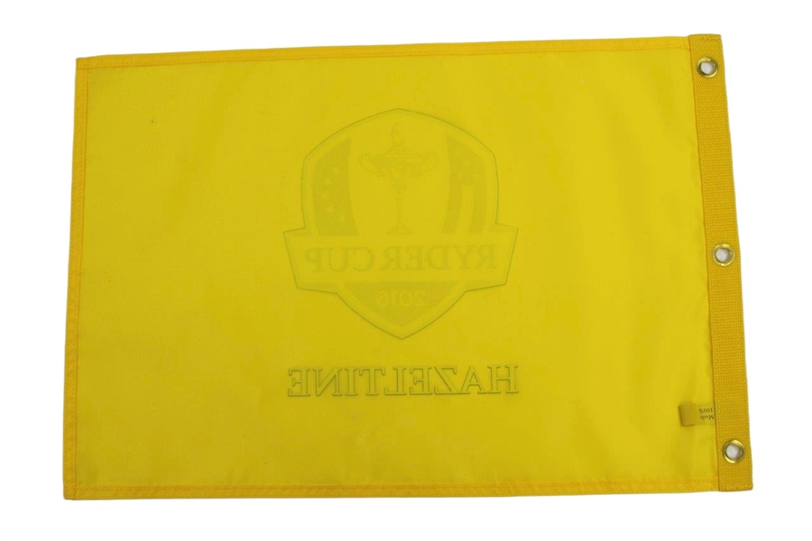 2014 & 2016 Ryder Cup Screen Flags with 2014 Ryder Cup Embroidered Flag