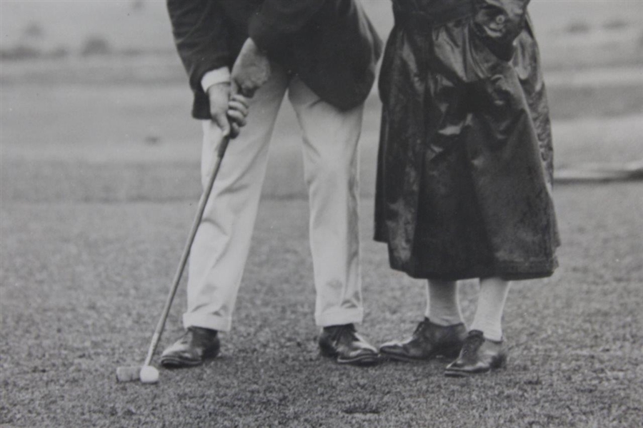 Summer Rain' Mr. Kinnear & Miss Moutnain at City Golf Club's Opening Sun Newspapers Press Photo - Victor Forbin Collection