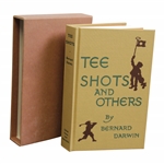 Tee Shots and Others 1984 USGA Reprint Book by Bernard Darwin in Slipcase