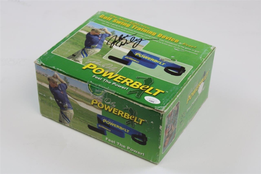 John Daly Signed  Powerbuilt 'Feel the Power' Golf Swing Training Device in Box JSA #UU28294