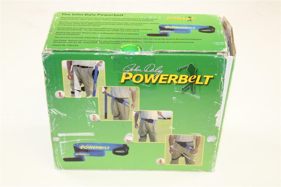 John Daly Signed  Powerbuilt 'Feel the Power' Golf Swing Training Device in Box JSA #UU28294