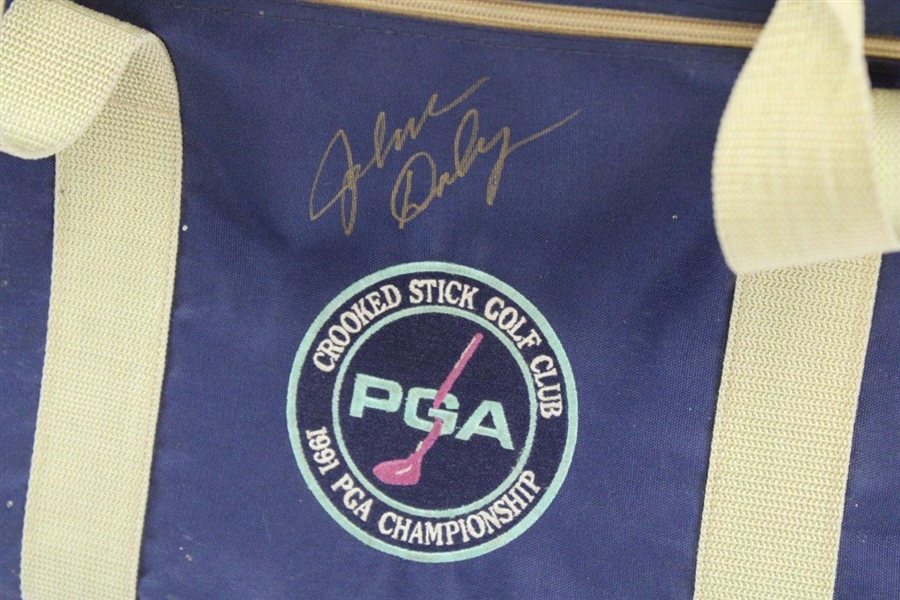 John Daly Signed Classic 1991 PGA Championship at Crooked Stick Laptop Bag JSA #UU28153