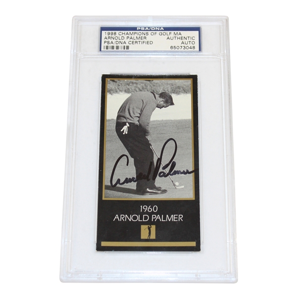 Arnold Palmer Signed 1998 Champions of Golf Mc 1960 PSA/DNA Auto #65073048
