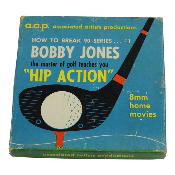 Bobby Jones 'How to Break 90 Series: Hip Action' 8mm Movie in Original Package