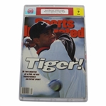 Tiger Woods 1996 Sports Illustrated 1st Appearance No Label 10/28/96 - SNC #082802 MINT 9
