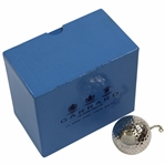 Chi-Chi Rodriguezs 1990 Garrard Jewelers Silver Golf Ball with Chain in Original Box