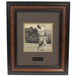 Francis Ouimet Signed Follow Through Photo - Framed JSA #XX48168