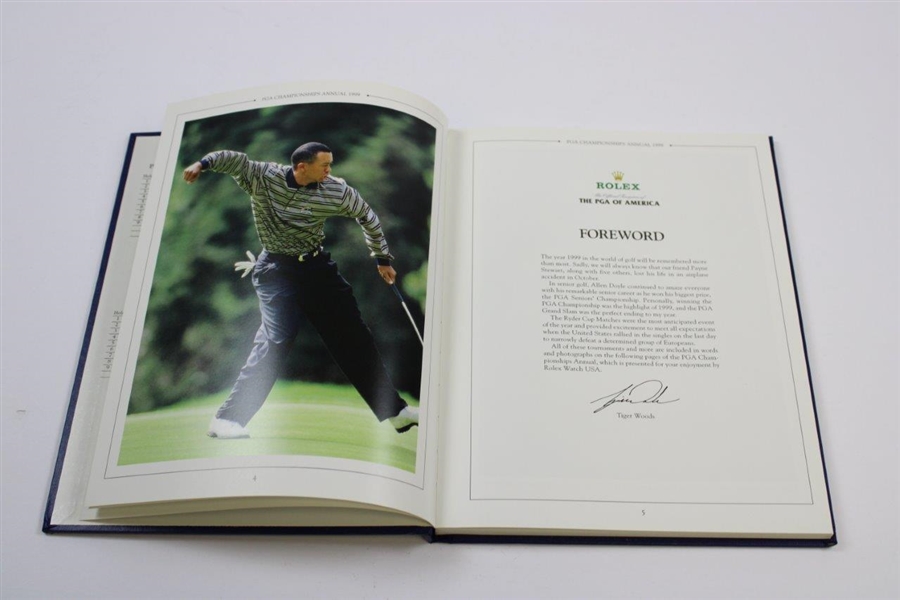 1999 PGA Championship Rolex Annual - Tiger's First Pga Win - Memorial To Payne Stewart