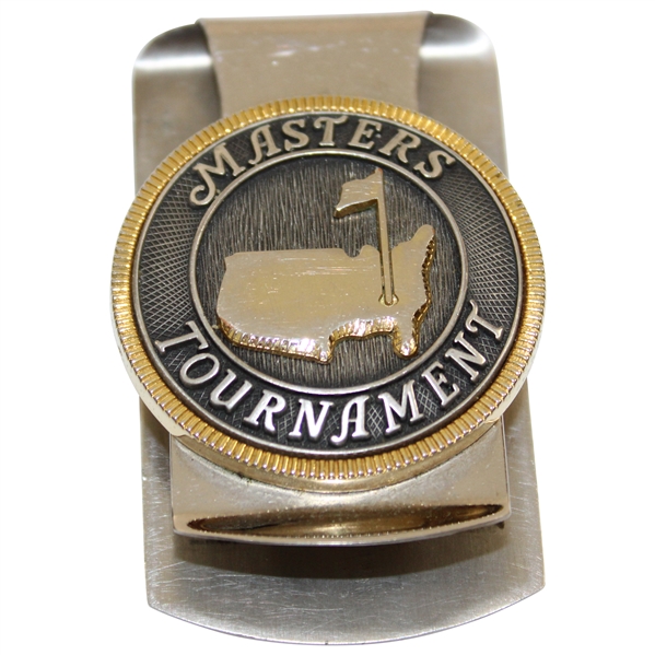 Masters Tournament Undated Logo Gold & Silver Tone Money Clip in Box