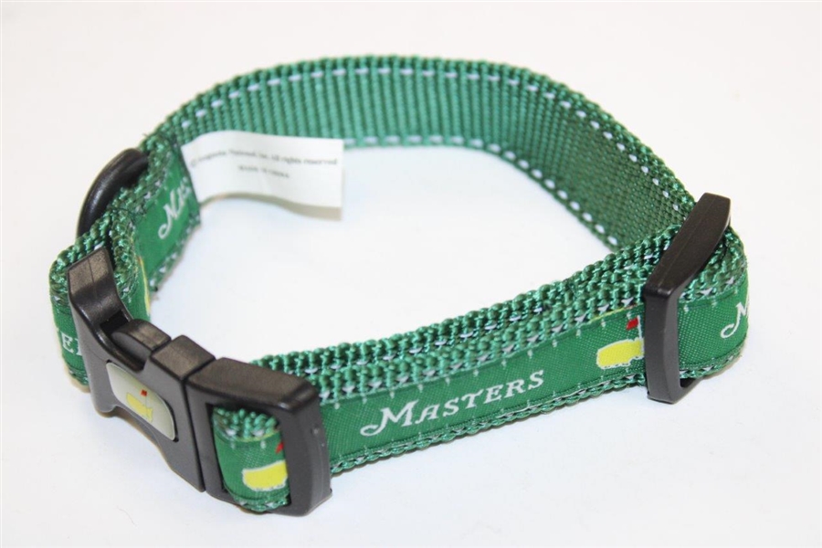 Masters Tournament Logo Undated Green Dog Collar