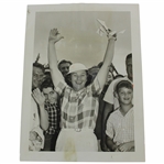 Babe Zaharias "Im Back, Folks" 1954 Wire Photo - First Win After Cancer Comeback