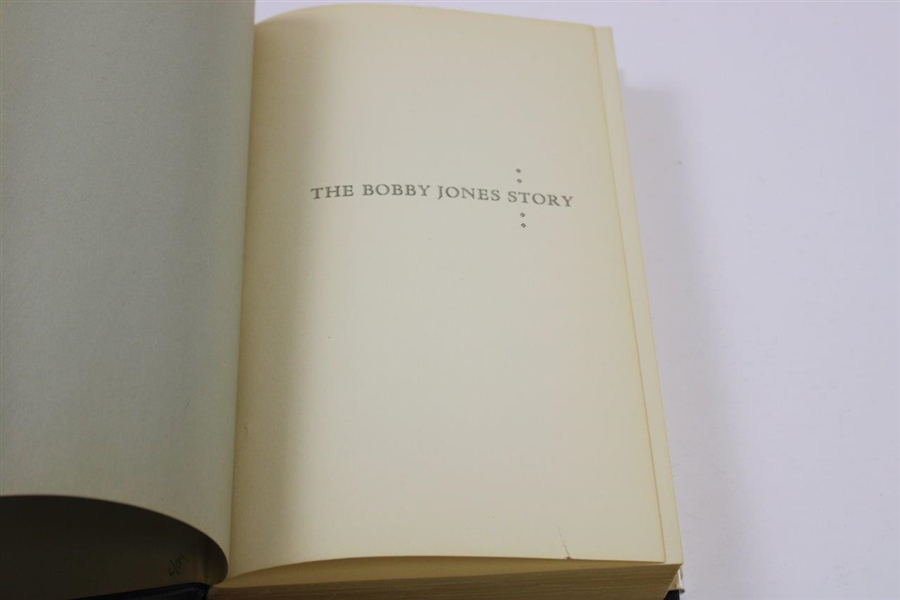 1953 'The Bobby Jones Story' Book by Grantland Rice From the writings of O.B. Keeler