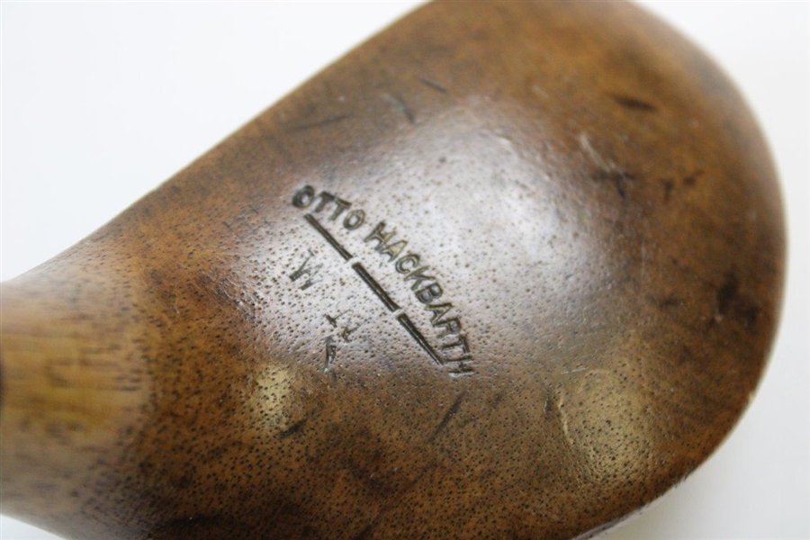 Vintage Otto Hackbarth Hickory Shafted Driver