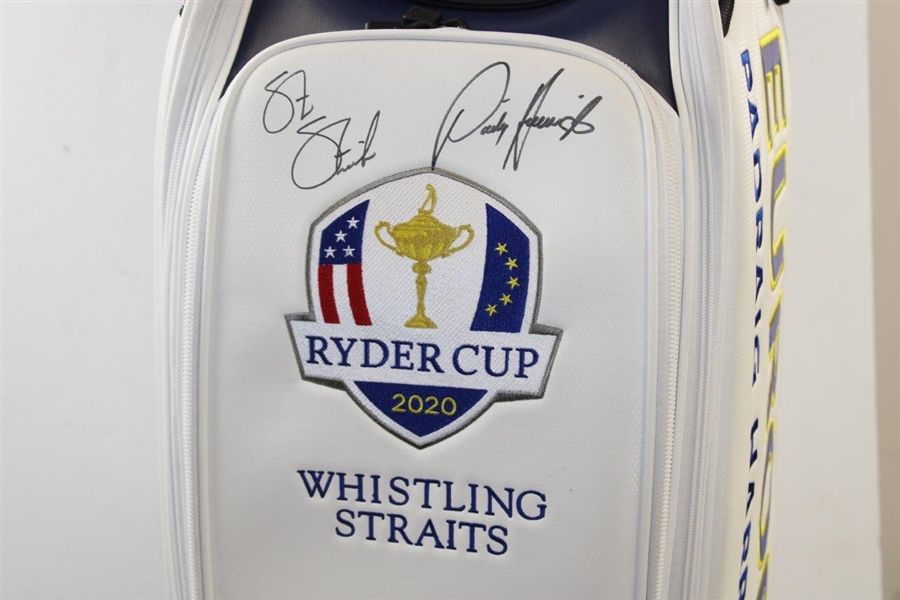 Captains Stricker & Harrington Signed 2020 Ryder Cup Full Size Golf Bag JSA ALOA