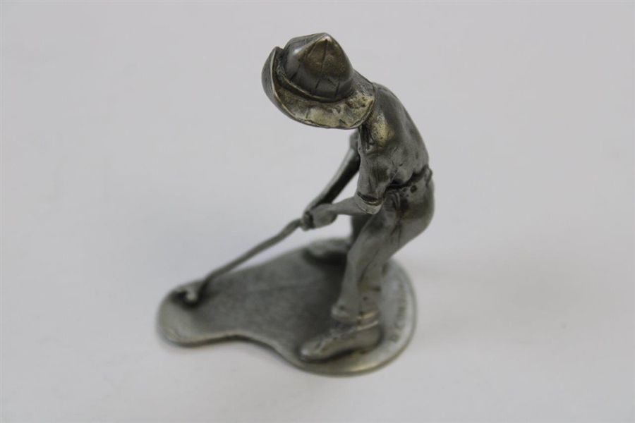 Miniature Pewter Pinehurst Putter Boy by Corsini