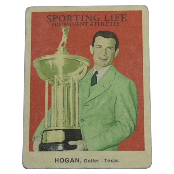 Ben Hogan Sporting Life 'Prominent Athletes' Card - Hogan, Golfer - Texas