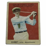 Francis Ouimet Sporting Life Prominent Athletes Card - Ouimet, Golfer - Massachusetts