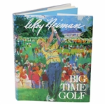 Big Time Golf Signed by Author Leroy Neiman JSA ALOA