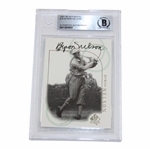 Byron Nelson Signed 2001 SP Authentic Card - BECKETT 00013824537