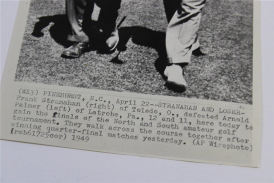Arnold Palmer & Frank Stranahan at North South Amateur Photo - 4/26/49