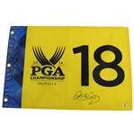 Rory McIlroy Signed 2014 PGA Championship at Valhalla Flag JSA ALOA